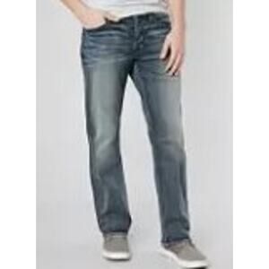 Drifter Straight Stretch Jean Departwest Men's Sz 33/32 Faded Casual Denim